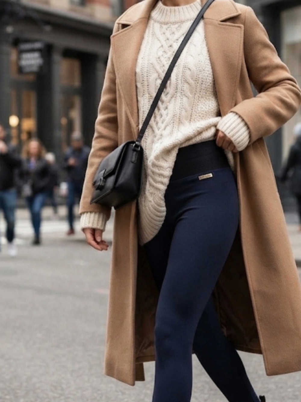 Calvin Klein Power Stretch Black Leggings / Pants